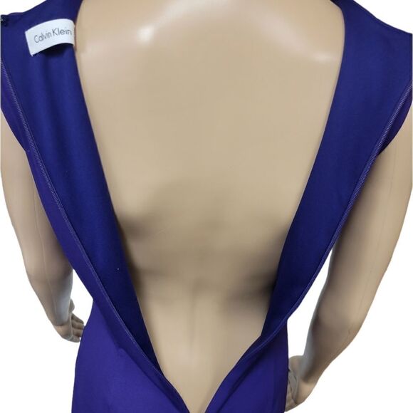 Calvin Klein Rhinestone Floor Length Gown - Picture 4 of 5